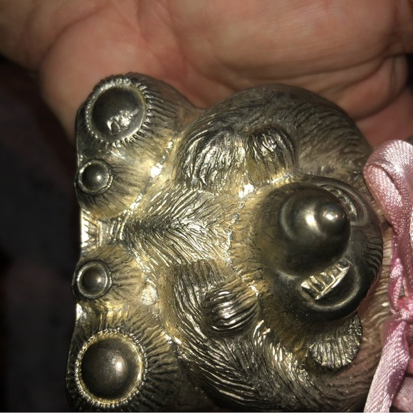 Vintage Godinger Silver Art Co. 1970’s Silver Plated Bear & Baby Bear Bank. - Picture 4 of 7